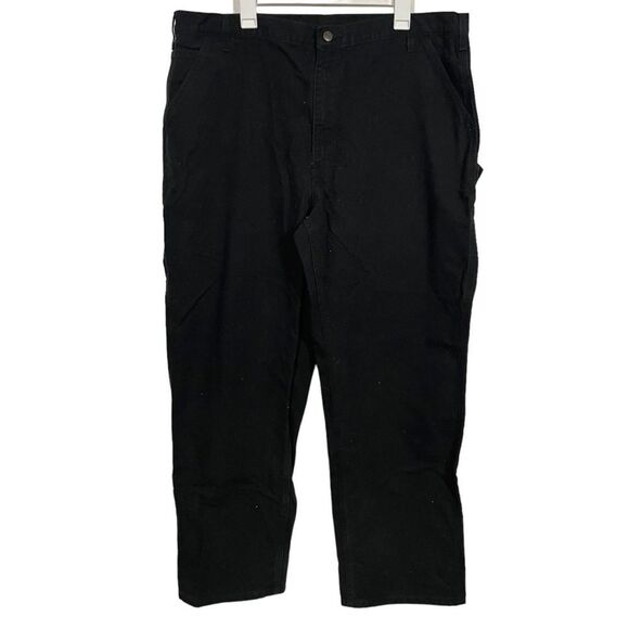 Carhartt Black 42x32 Straight Leg Jeans - Picture 1 of 5